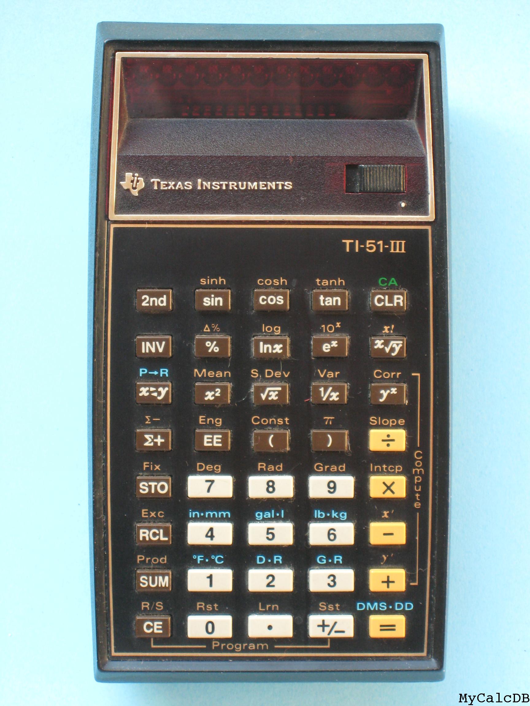 Texas Instruments TI-51-III